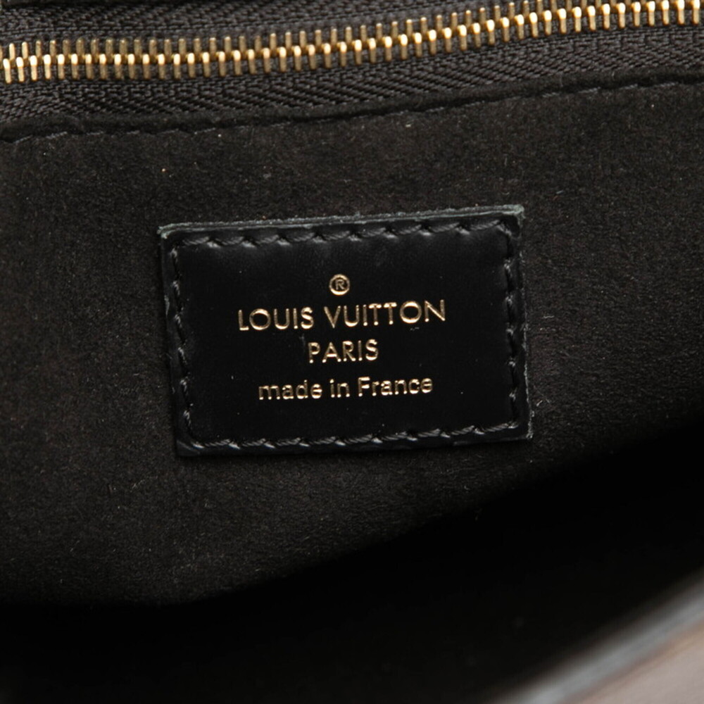 LOUIS VUITTON Black Monogram Leather Shoulder Bag - Picture 5 of 6